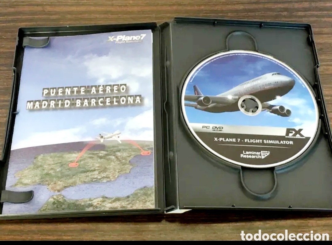 Videojuegos y consolas: Juego cl&aacute;sico PC X-Plane 7 Flight Simulator nuevo - Foto 3