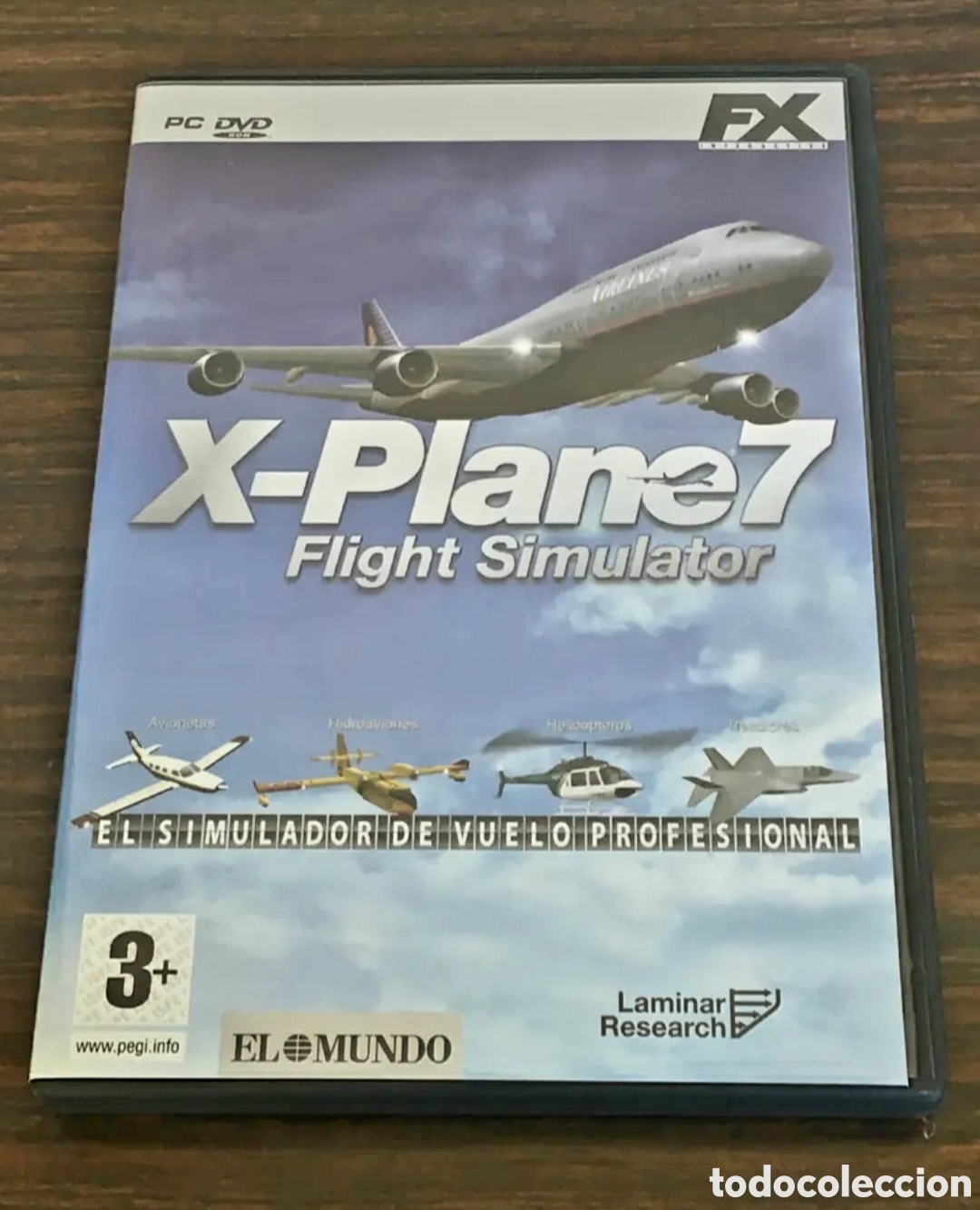 Videojuegos y consolas: Juego cl&aacute;sico PC X-Plane 7 Flight Simulator nuevo - Foto 1