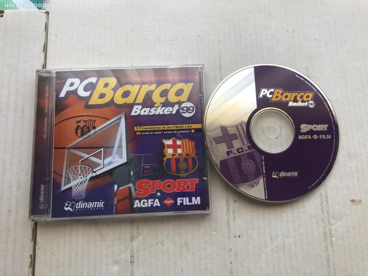 Videojuegos y consolas: PC BAR&Ccedil;A BASKET 99 - PC CD KREATEN - Foto 1