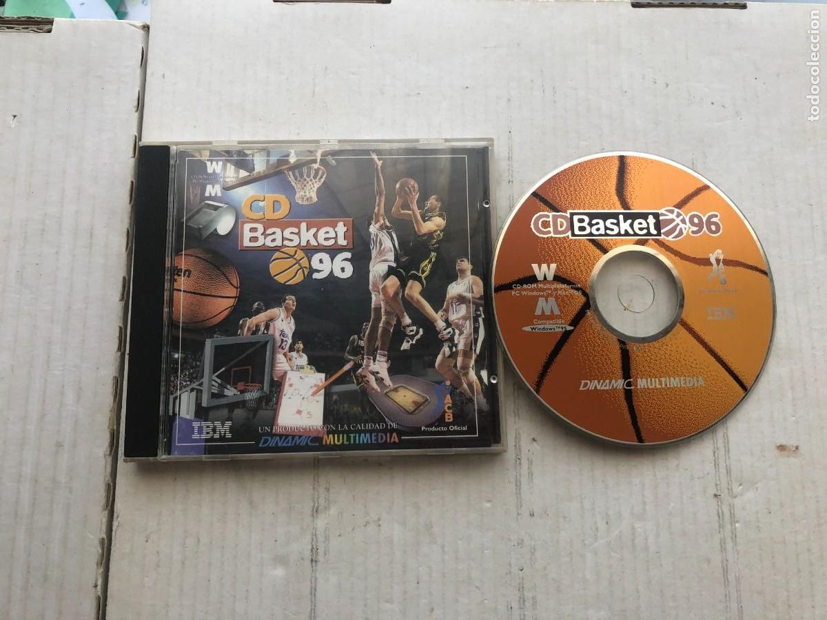 Videojuegos y consolas: CD BASKET 96 - PC MAC CD KREATEN - Foto 1