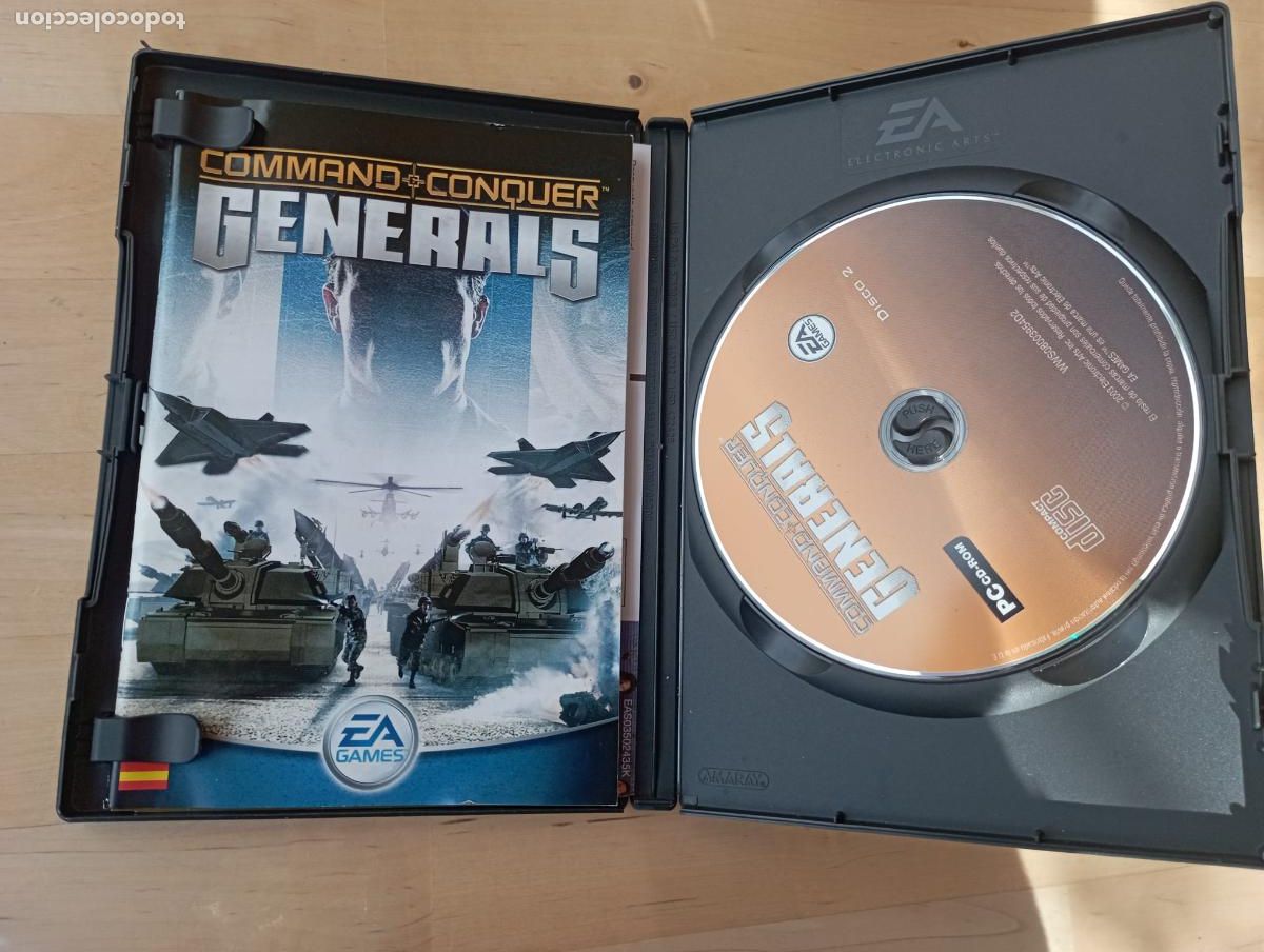 Videojuegos y consolas: Command & Conquer: GENERALS &ndash; PC CD-ROM.DISCO N&ordm;2. - Foto 2
