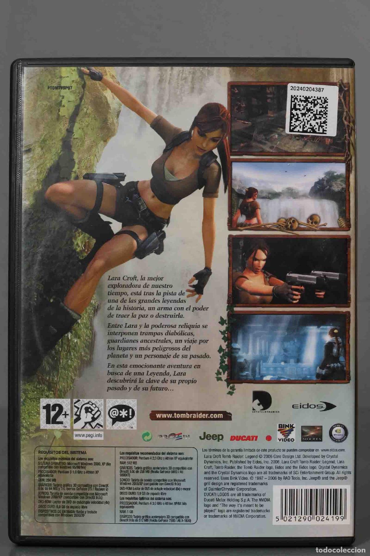 Videojuegos y consolas: PC-DVD ROM. TOMB RAIDER. LEGEND - Foto 2