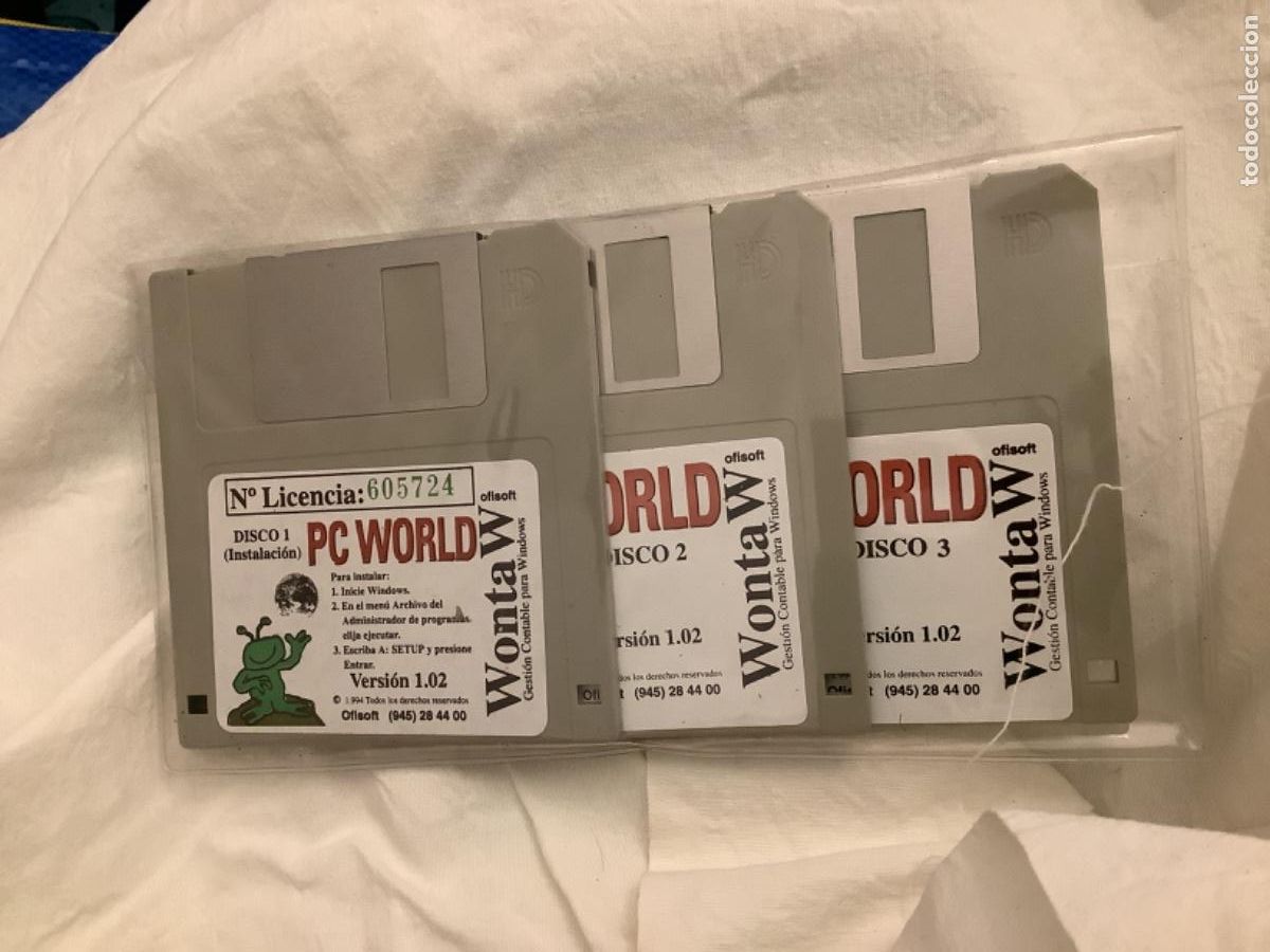Videojuegos y consolas: WONTA W JUEGO DISKETTE - Foto 1