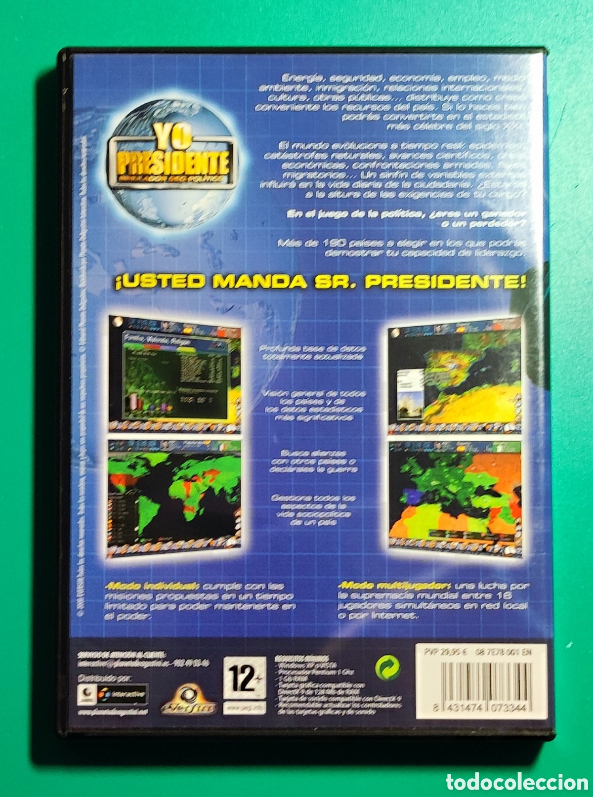 Videojuegos y consolas: PC DVD Yo Presidente. Objetivo La Moncloa. - Foto 3