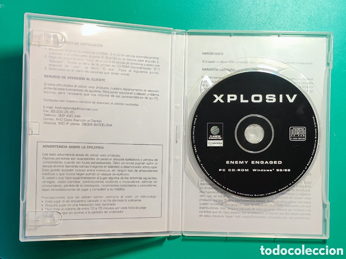 Videojuegos y consolas: PC CD-ROM. XPLOSIV Enemy engaged. - Foto 2