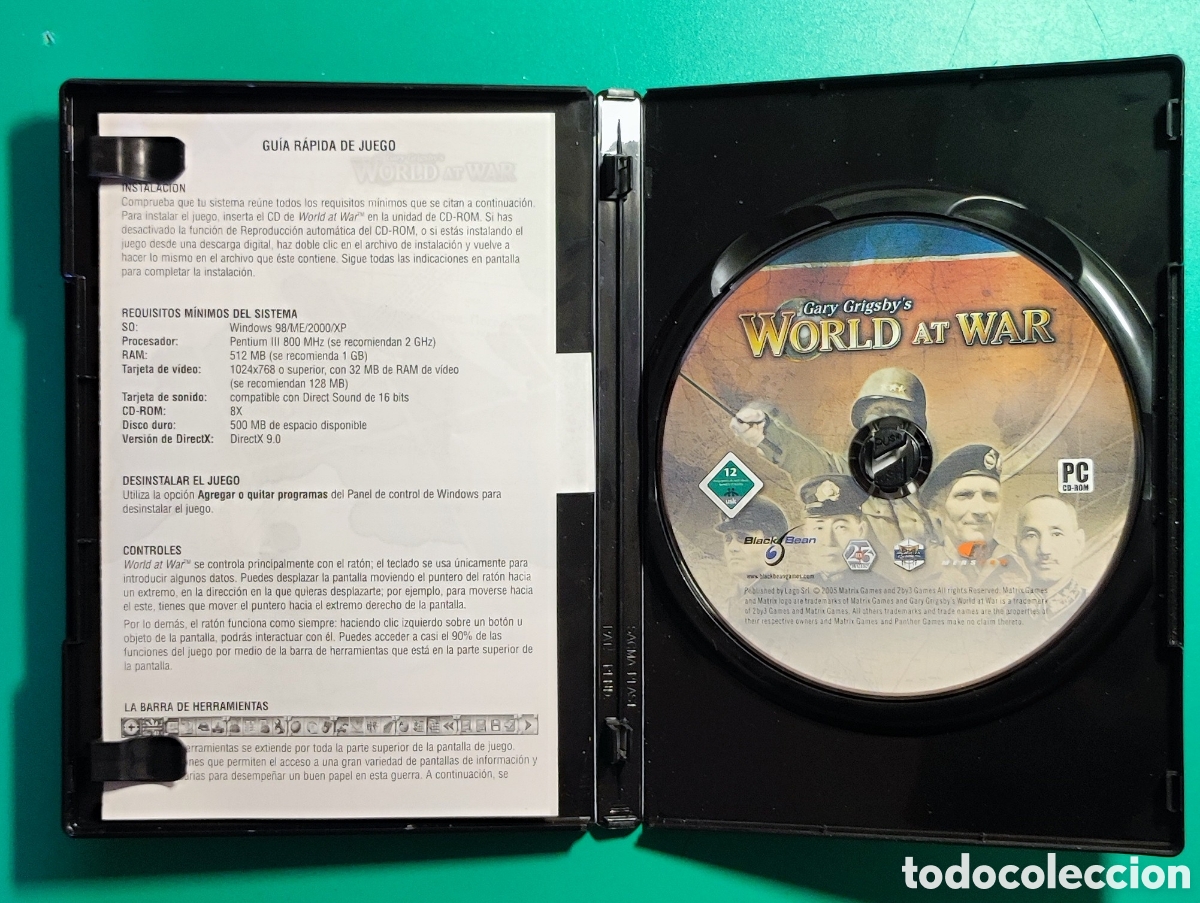 Videojuegos y consolas: PC CD-ROM. World at War. Gary Grigsbys. - Foto 2