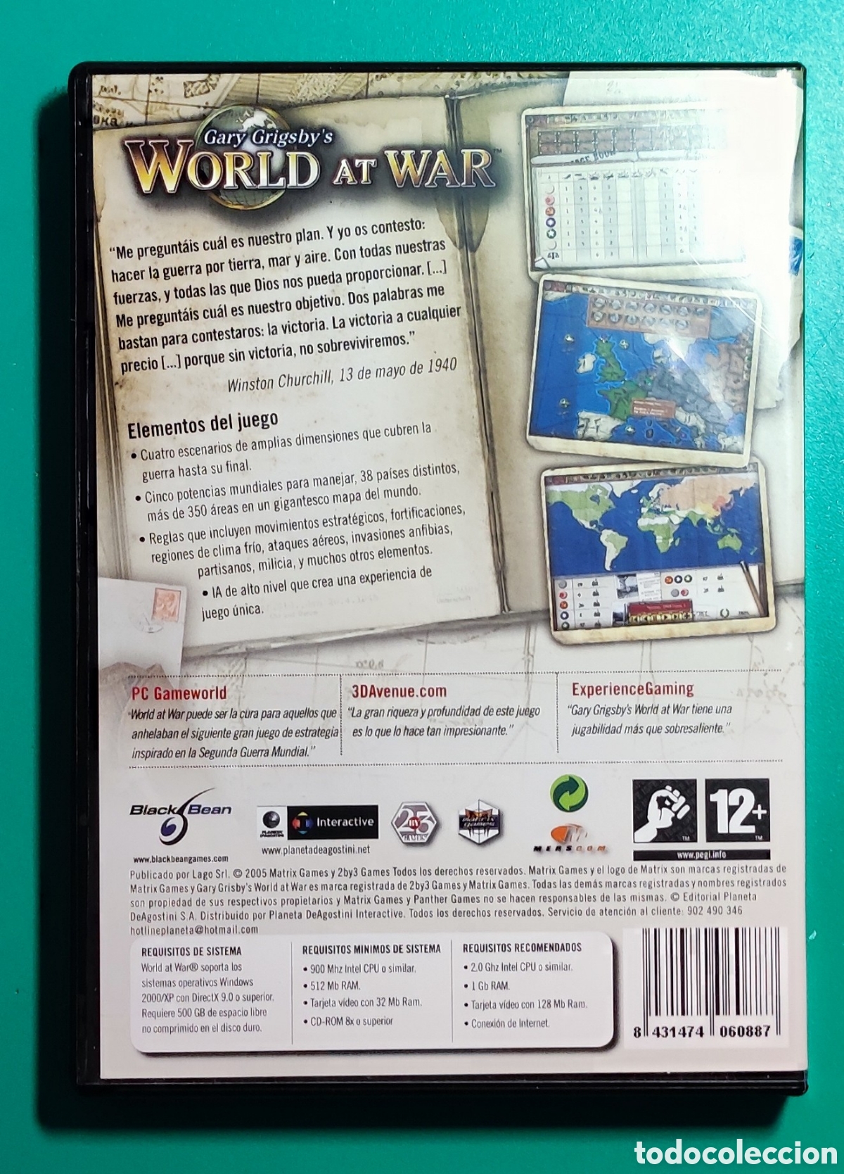 Videojuegos y consolas: PC CD-ROM. World at War. Gary Grigsbys. - Foto 3