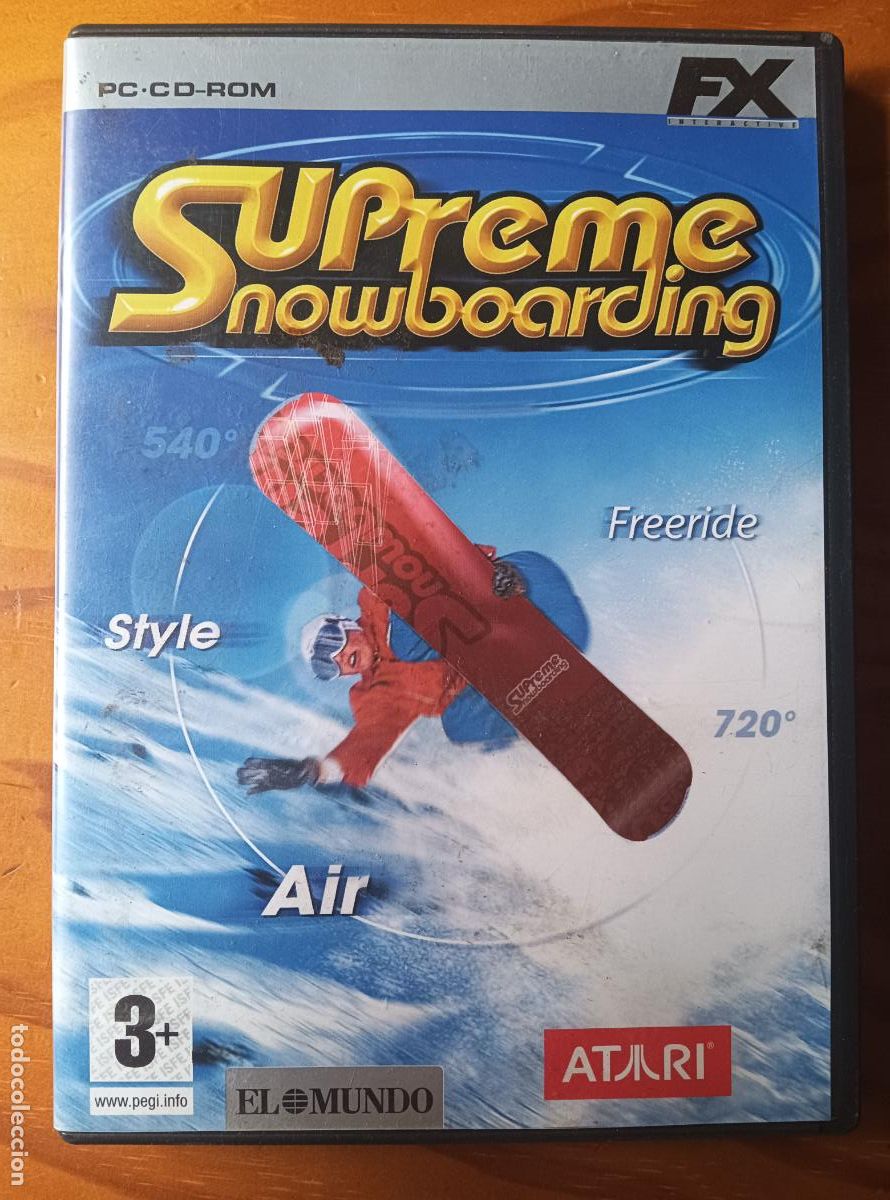 Videojuegos y consolas: SUPREME SNOWBOARDING. ATARI JUEGO PC CD-ROM PAL ESPA&Ntilde;A - Foto 1
