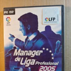 Videojuegos y Consolas: JUEGO PC MANAGER DE LIGA PROFESIONAL 2005