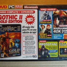 Videojuegos y Consolas: JUEGO PC GOTHIC II GOLD EDITION