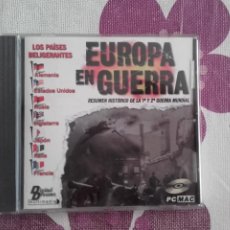 Videojuegos y Consolas: EUROPA EN GUERRA. RESUMEN HISTÓRICO DE LA 1ª Y 2ª GUERRA MUNDIAL. CD. DIGITAL DREAMS MULTIMEDIA