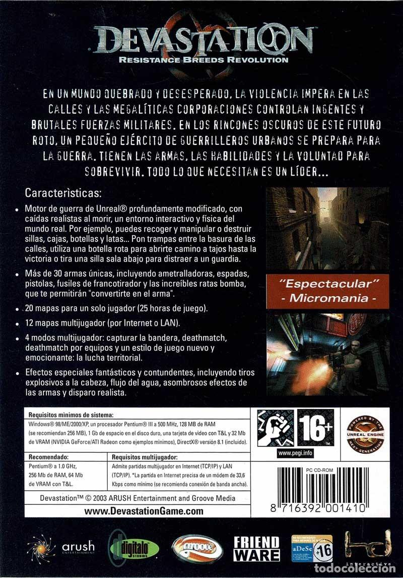 Videojuegos y consolas: Devastation. Resistance Breeds Revolution. PC - Foto 2