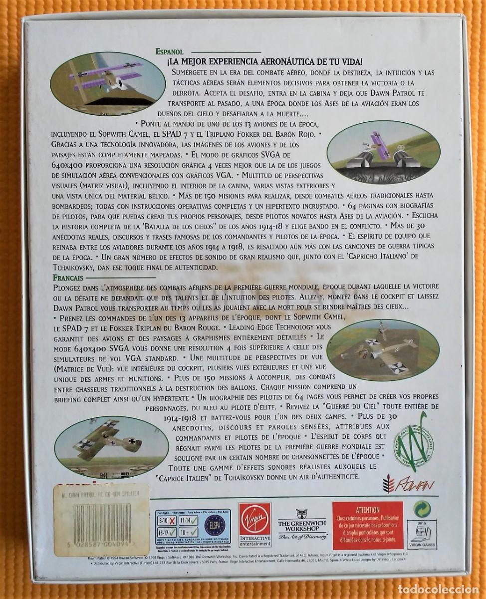 Videojuegos y consolas: JUEGO PC DAWN PATROL DE EMPIRE - Foto 2