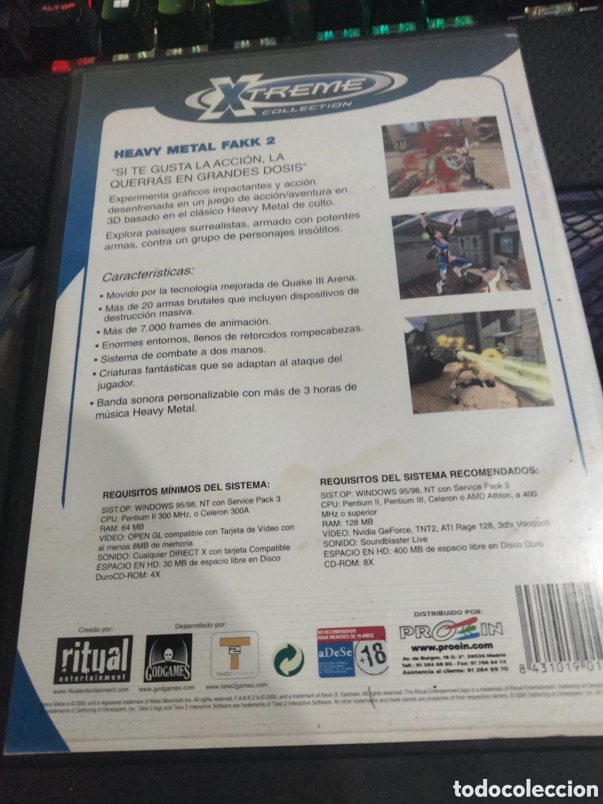 Videojuegos y consolas: Heavy metal fakk 2 pc - Foto 2