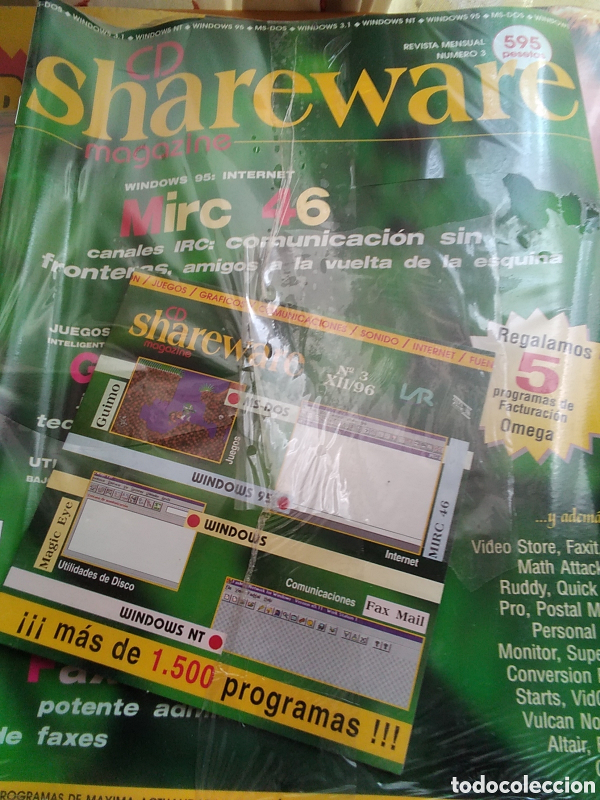 Videojuegos y consolas: Shareware revista de inform&aacute;tica n&uacute;mero 3 para PC incluye CD - Foto 1