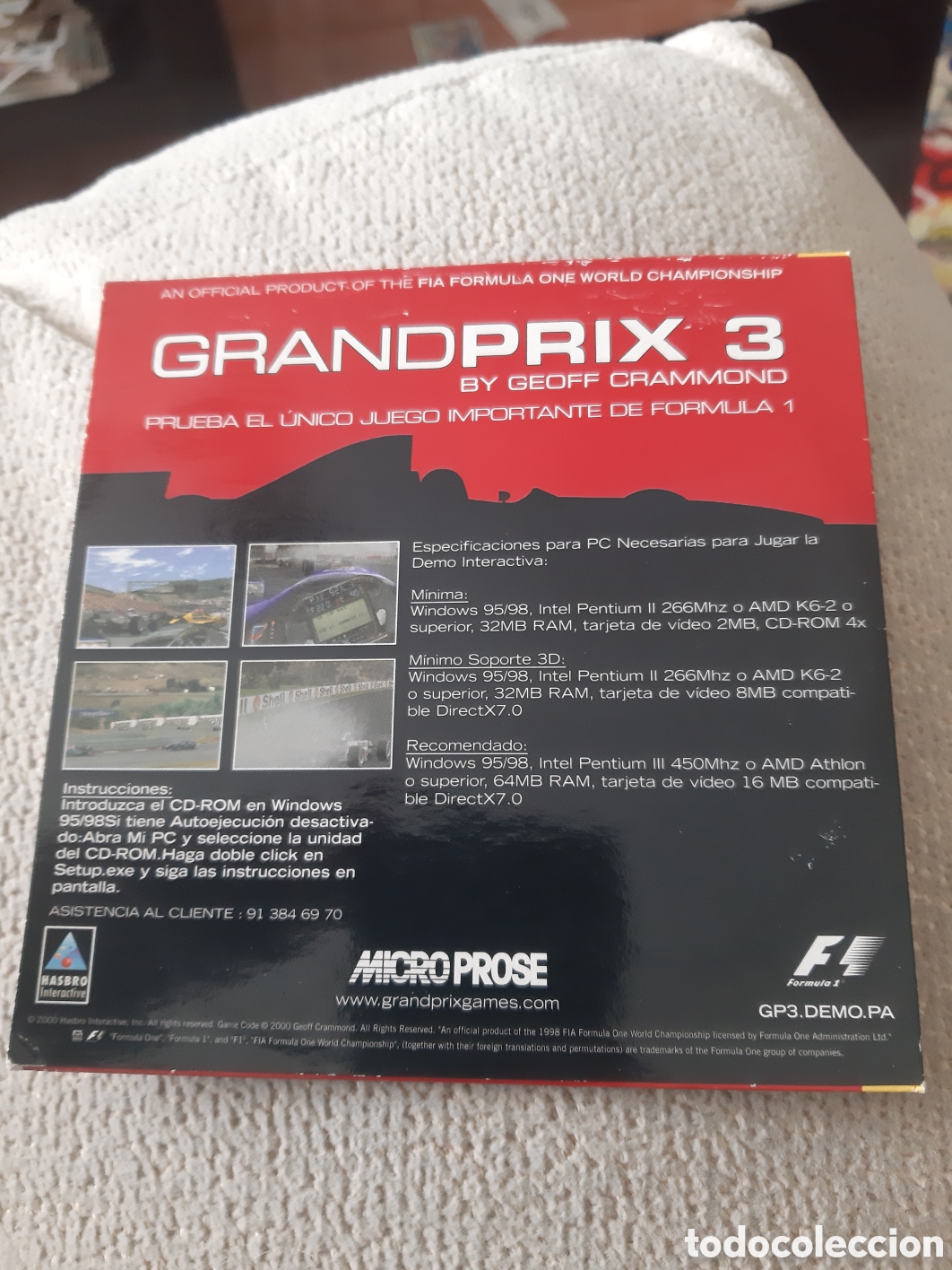 Videojuegos y consolas: G-118 PC CDROM PC PC GRANDPRIX 3 VERSION DEMO - Foto 2