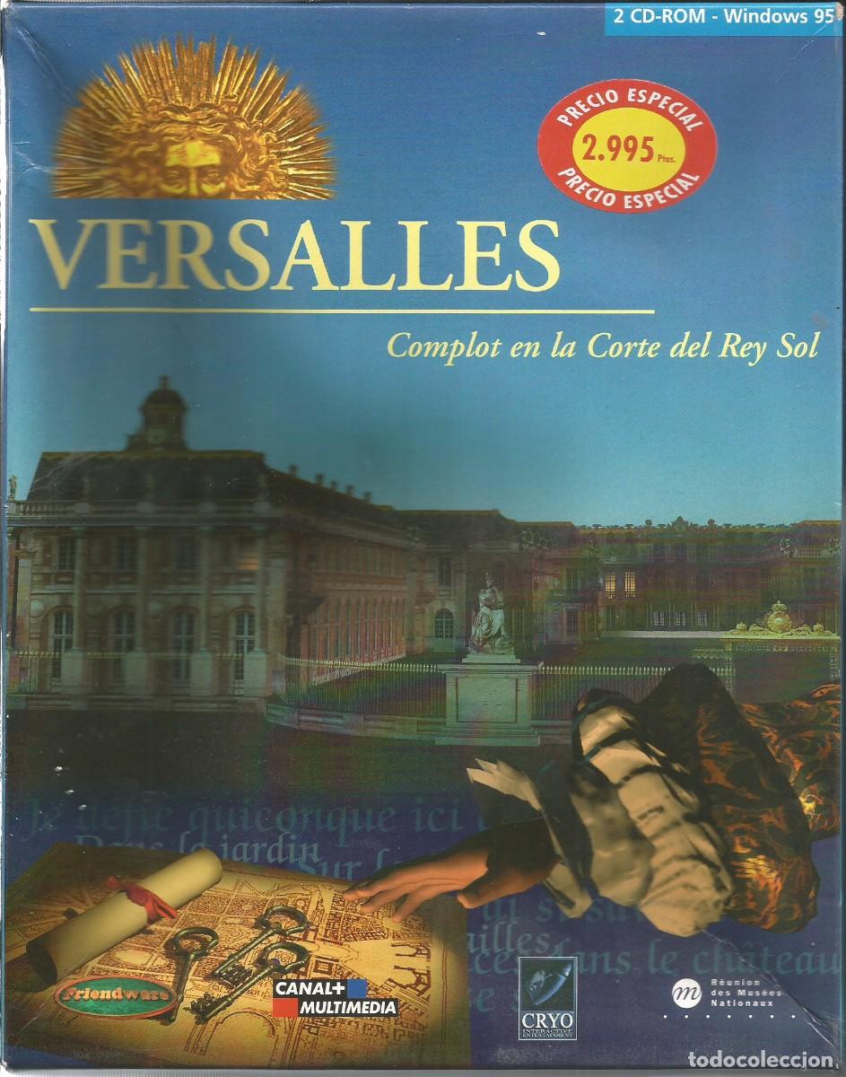 Videojuegos y consolas: Juego Versalles. 2 CD-ROM. En caja original. Con los complementos (folletos...) A&ntilde;o 1996 - Foto 1