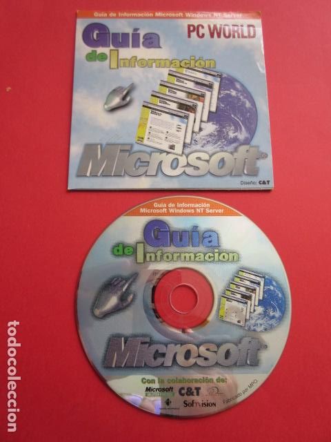 Videojuegos y consolas: GUIA DE INFORMACION MICROSOFT WINDOWS NT SERVER - PC WOLRD - DVD CD - Foto 1