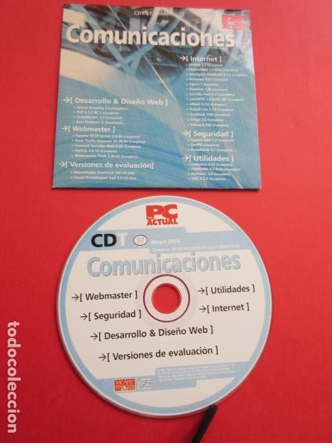 Videojuegos y consolas: COMUNICACIONES - PC ACTUAL MAYO 2003 - MICROSOFT WINDOWS DVD CD - Foto 1