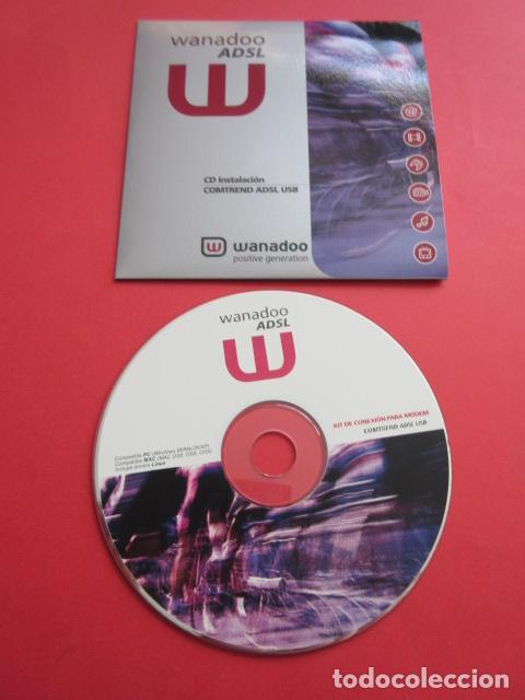 Videojuegos y consolas: WANADOO ADSL COMTREND USB - MICROSOFT WINDOWS DVD CD - Foto 1