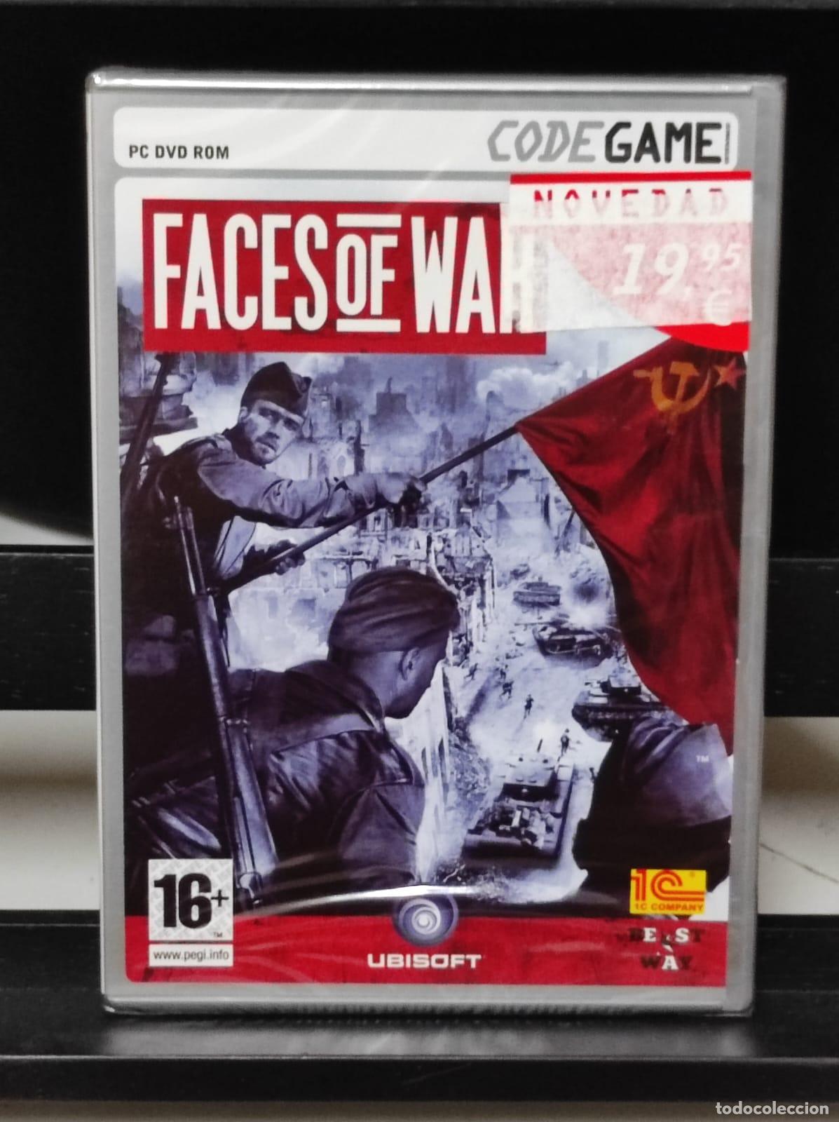 Videojuegos y consolas: PC DVD ROM - FACES OF WAR - PRECINTADO (PT4) - Foto 1