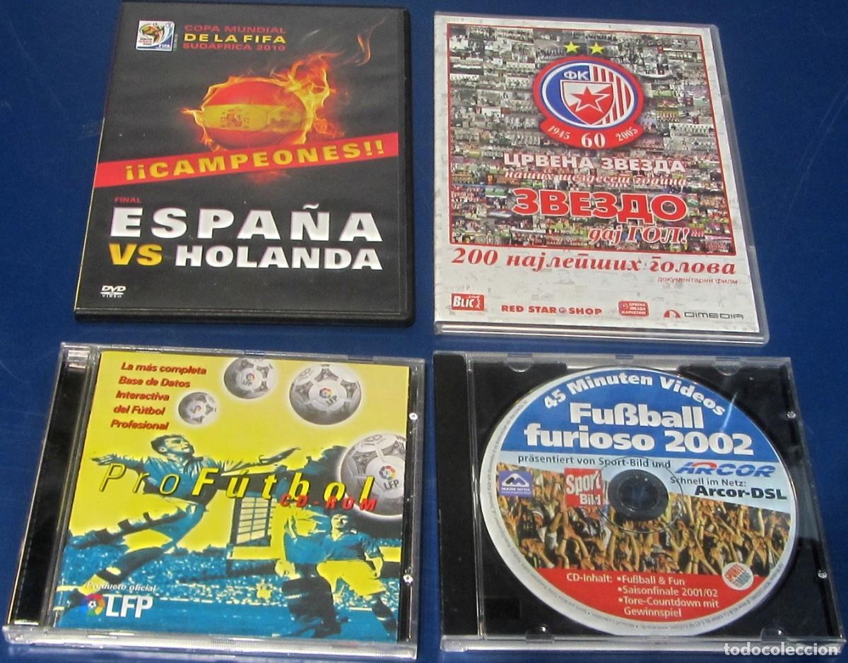 Videojuegos y consolas: 4 DVD y CD ROM de FUTBOL. - Foto 1