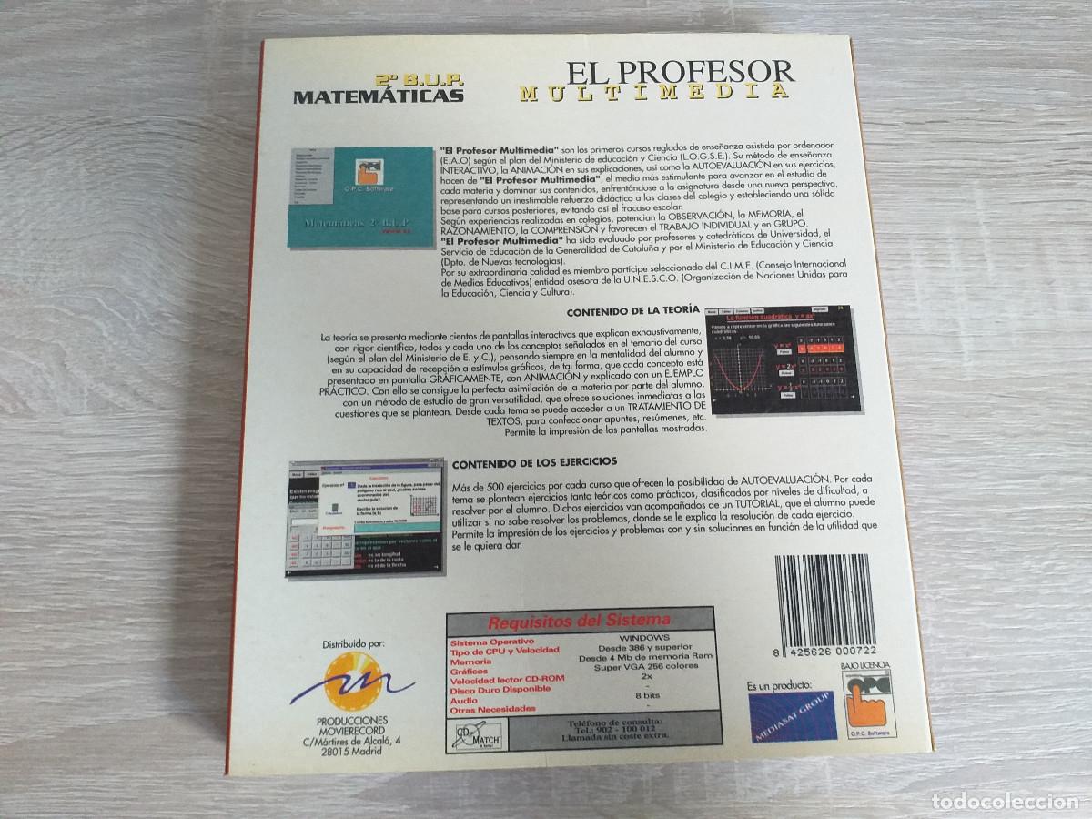 Videojuegos y consolas: El Profesor Multimedia (Matem&aacute;ticas 2&ordm; de BUP) - Foto 2