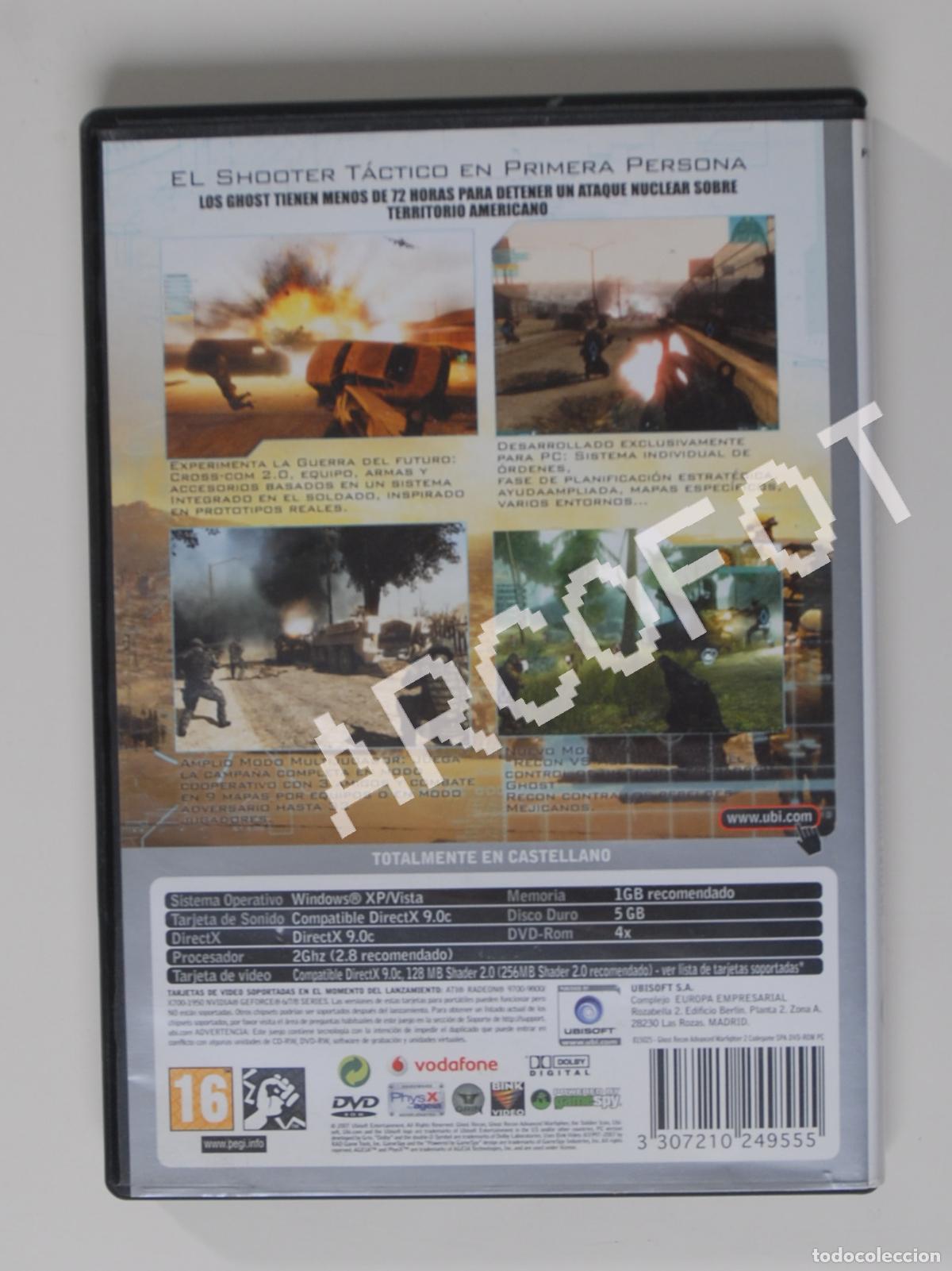 Videojuegos y consolas: GHOST RECON - ADVANCED WARFIGHTER - CODE GAME - UBISOFT 2007 - Foto 4