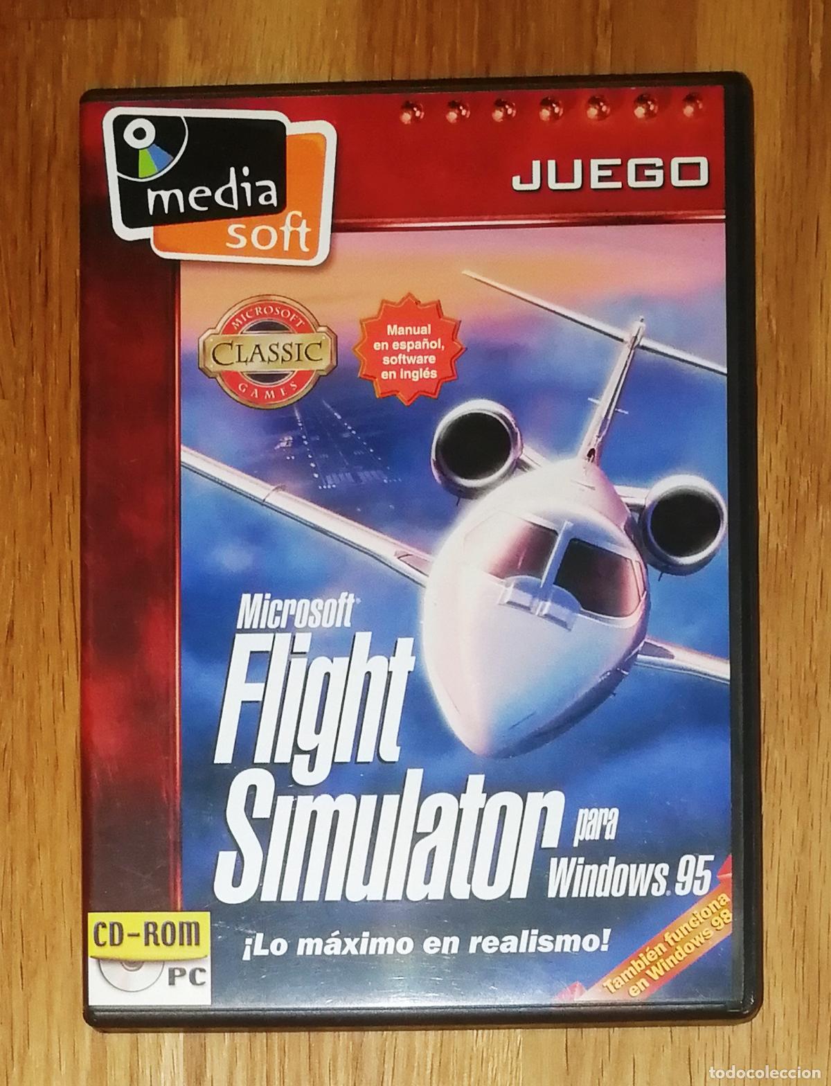 Videojuegos y consolas: CD-ROM. MICROSOFT FLIGHT SIMULATOR para Windows 95. - Media Soft : Mindscape, 2001 - Foto 1
