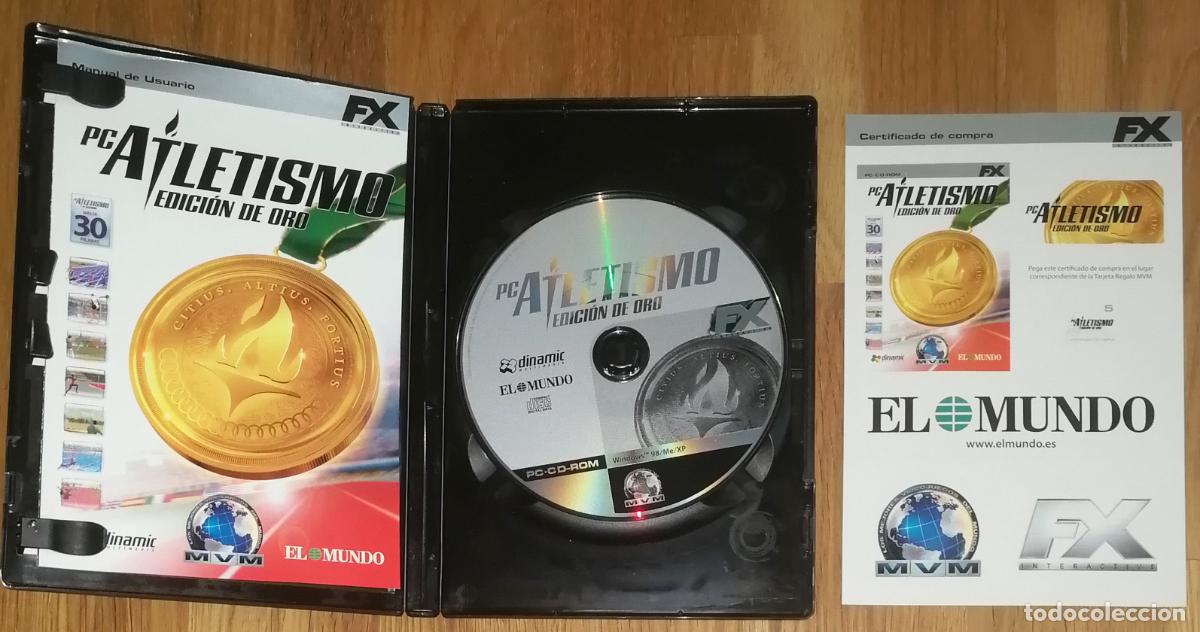 Videojuegos y consolas: CD-ROM. PC ATLETISMO EDICI&Oacute;N DE ORO (FX Interactive) (El Mundo). - Dinamic Multimedia, 2003 - Foto 2