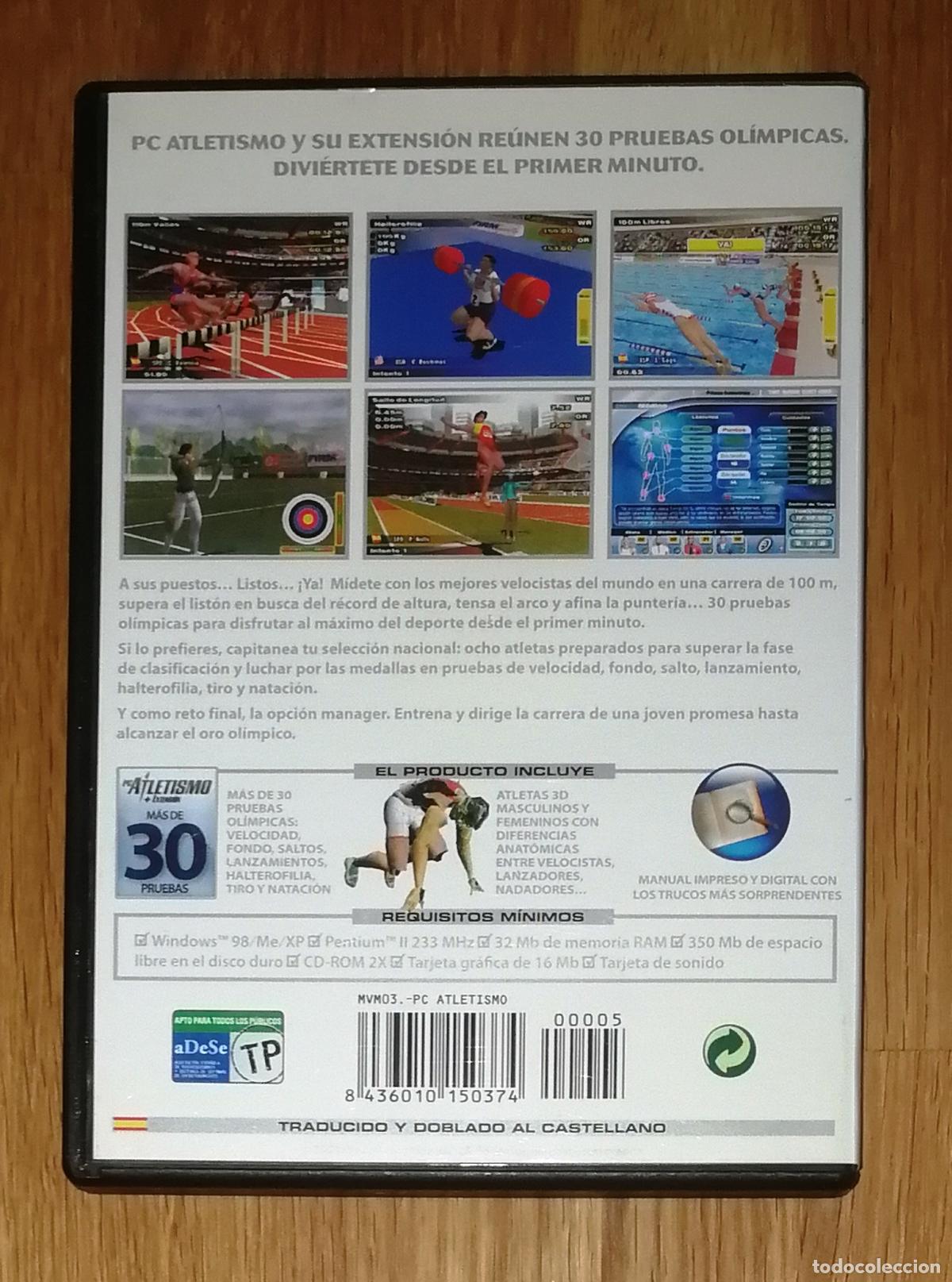 Videojuegos y consolas: CD-ROM. PC ATLETISMO EDICI&Oacute;N DE ORO (FX Interactive) (El Mundo). - Dinamic Multimedia, 2003 - Foto 3