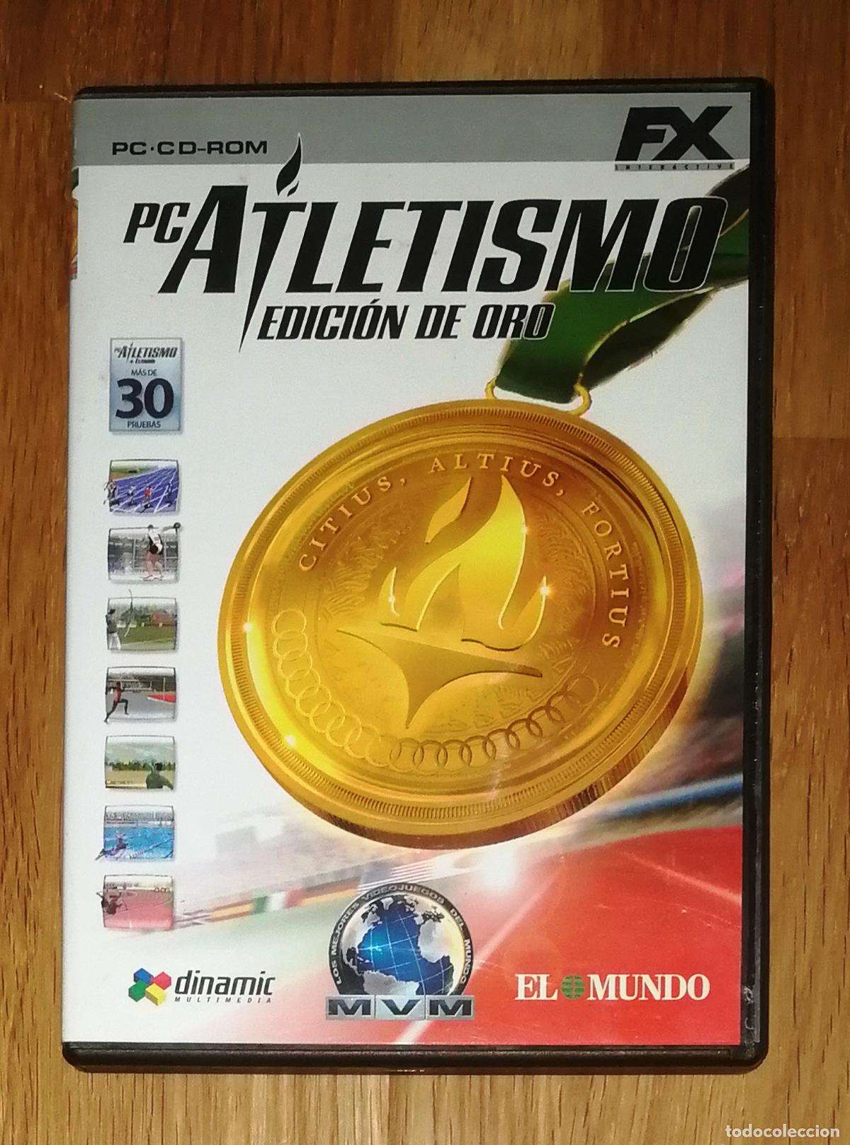 Videojuegos y consolas: CD-ROM. PC ATLETISMO EDICI&Oacute;N DE ORO (FX Interactive) (El Mundo). - Dinamic Multimedia, 2003 - Foto 1