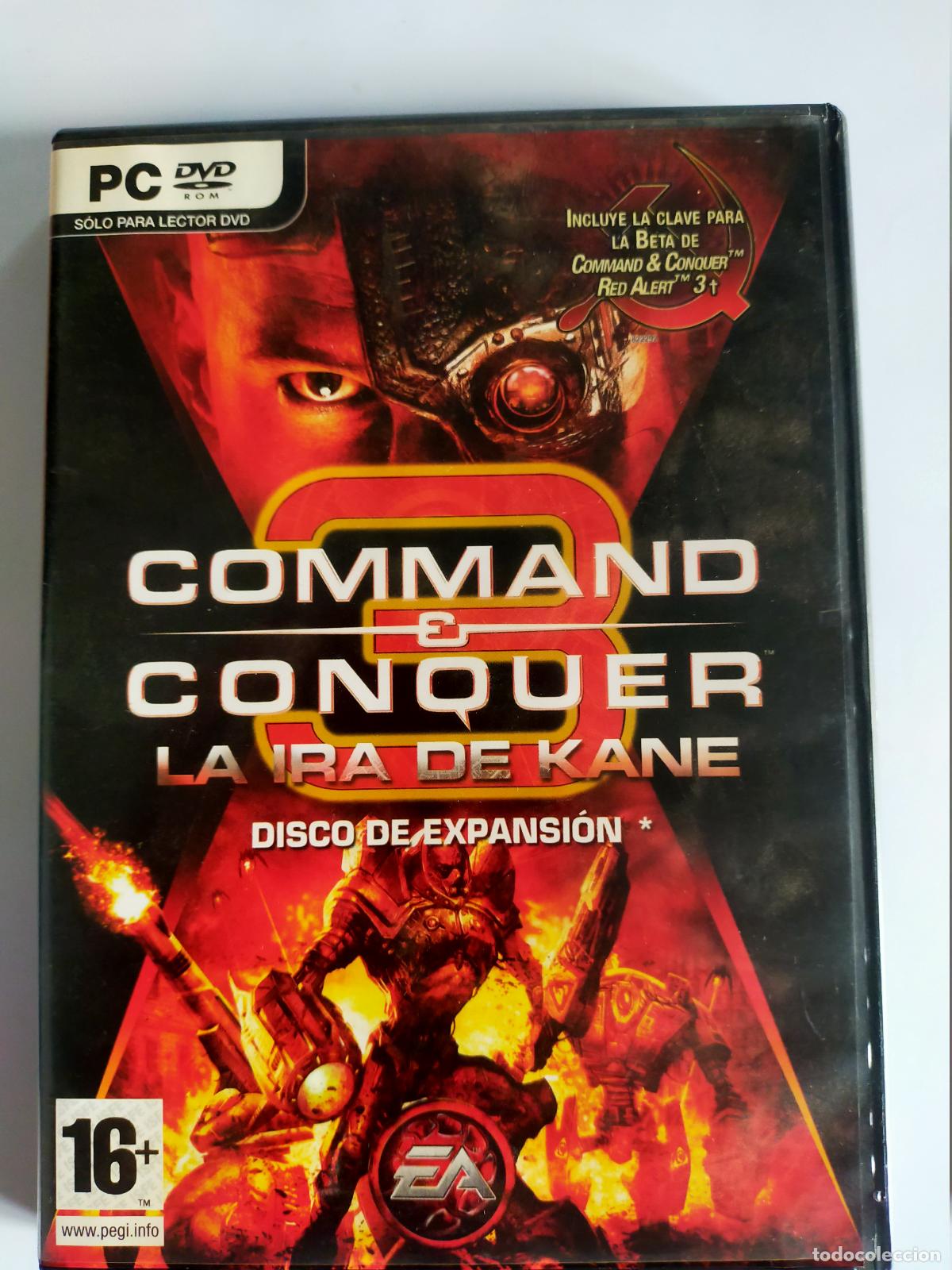 Videojuegos y consolas: COMMAND & CONQUER 3 LA IRA DE KANE DISCO DE EXPANSION PARA PC Espa&ntilde;ol (8414185034231) - Foto 1