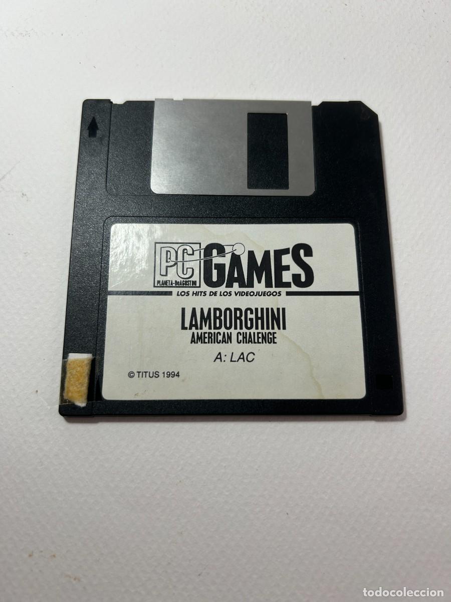 Videojuegos y consolas: JUEGO PC DISKETTE LAMBORGHINI AMERICAN CHALLENGE - Foto 1