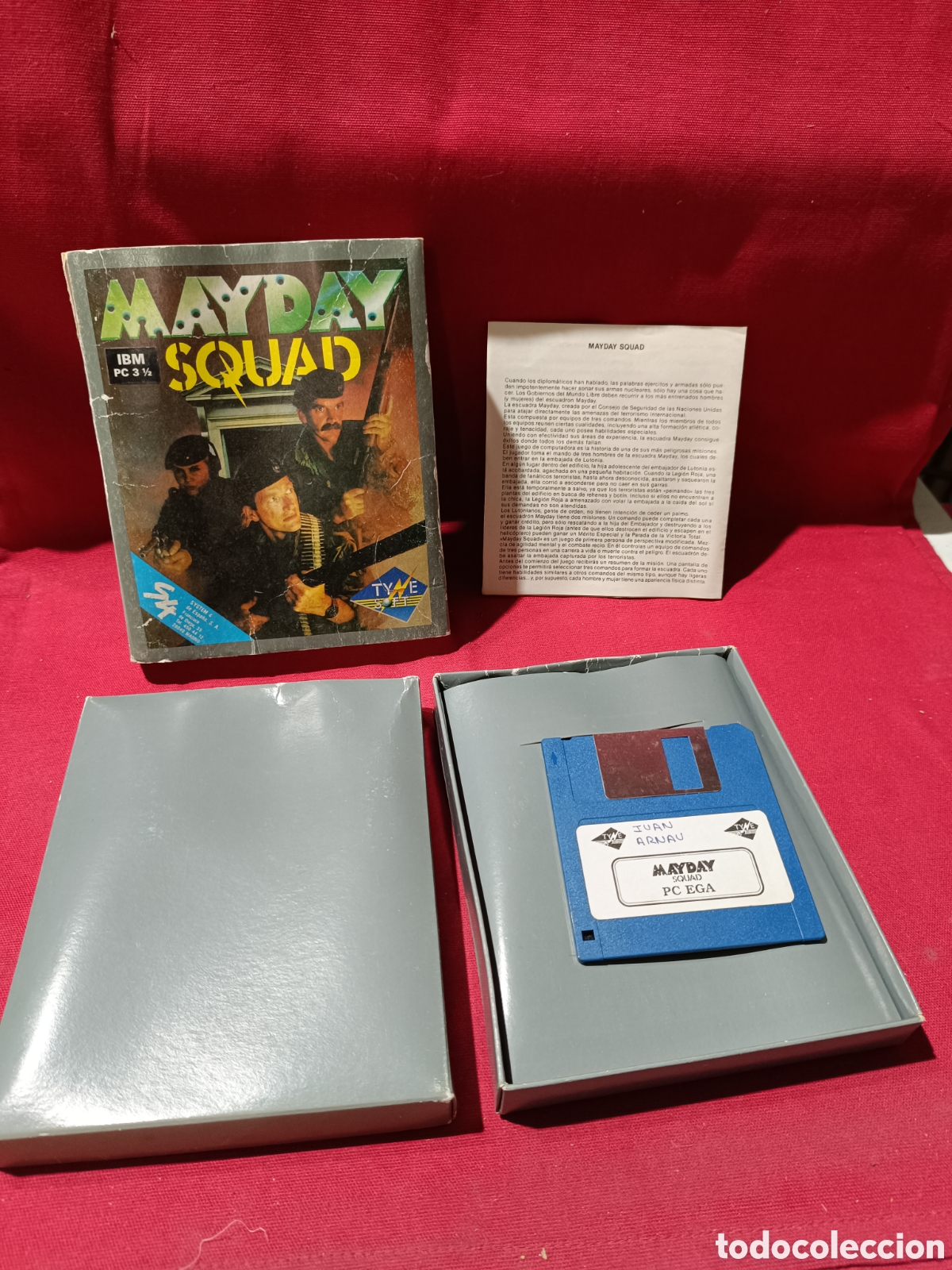 Videojuegos y consolas: Juego para IBM PC 3 1/2 MAYDAY SQUAD - Foto 1