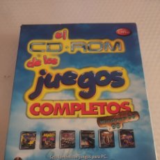 Videojuegos y Consolas: EL CD ROM DE LOS JUEGOS COMPLETOS. PC EN CAJA