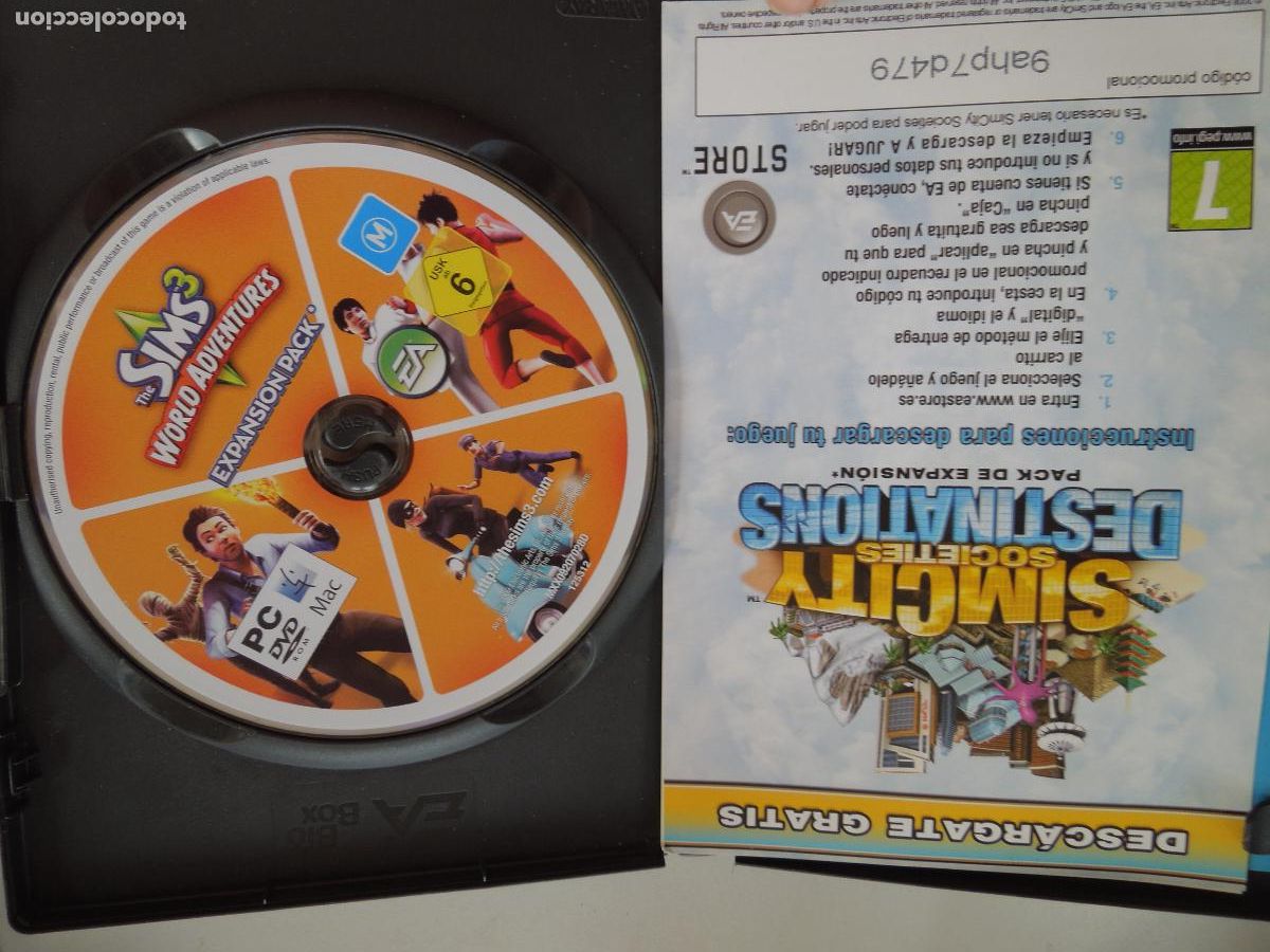 Videojuegos y consolas: LOS SIMS 3 - TROTAMUNDOS - DISCO DE EXPANSI&Oacute;N - PC DVD. - Foto 2