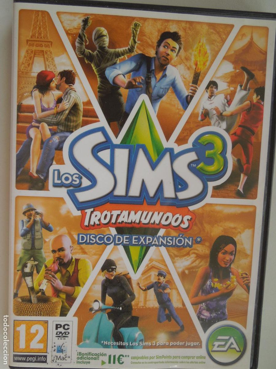 Videojuegos y consolas: LOS SIMS 3 - TROTAMUNDOS - DISCO DE EXPANSI&Oacute;N - PC DVD. - Foto 1