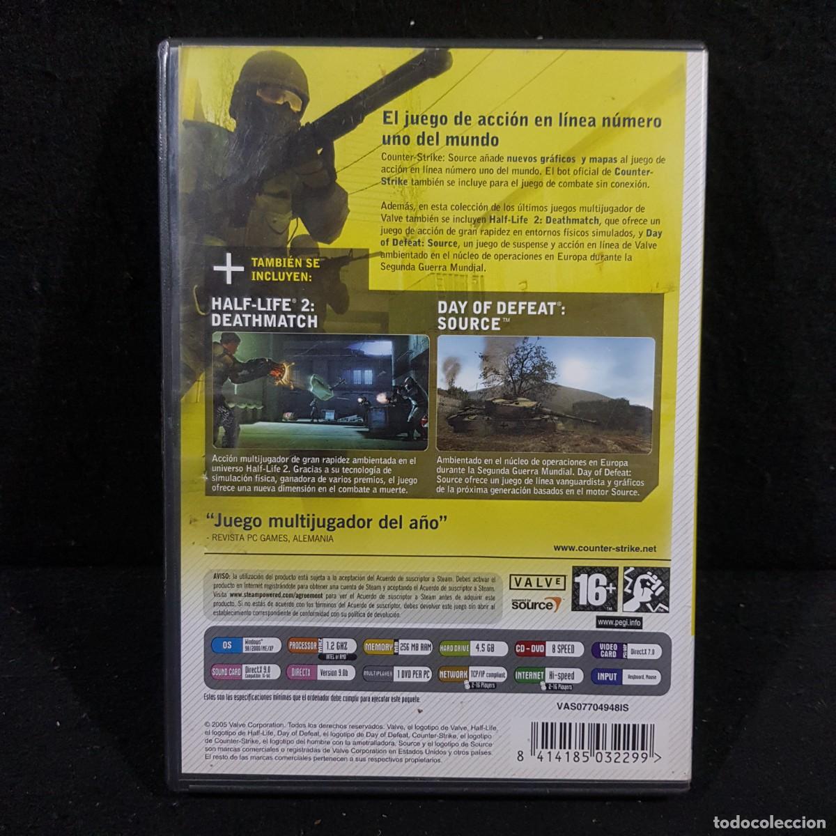 Videojuegos y consolas: VIDEOJUEGO - COUNTER STRIKE SOURCE - VALVE - JUEGO PC / 1522 - Foto 2