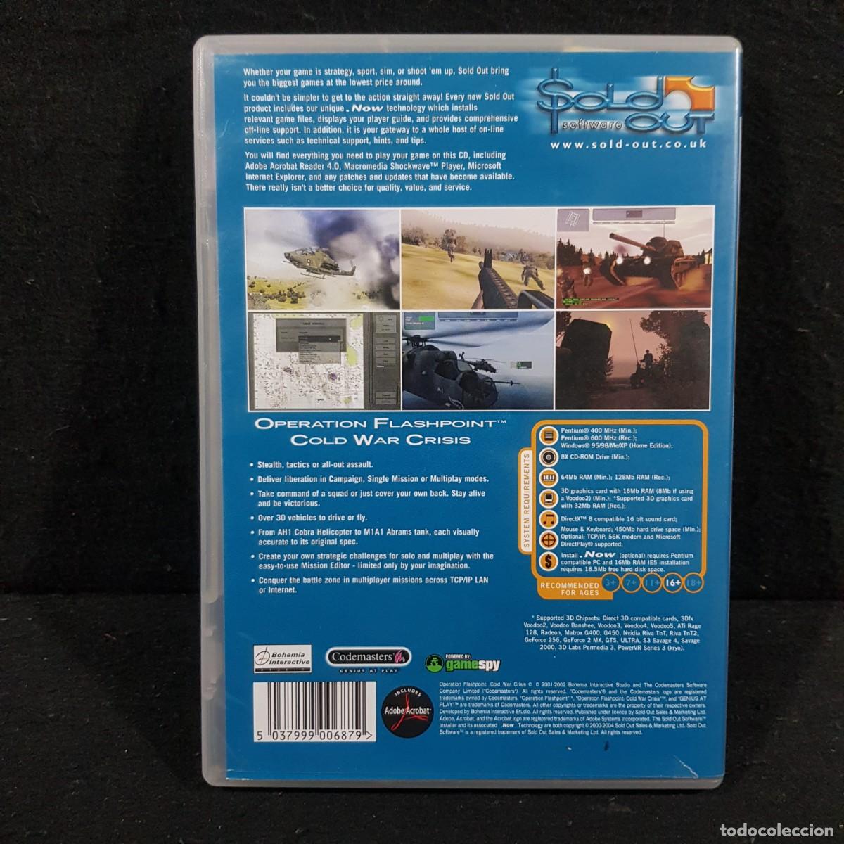 Videojuegos y consolas: VIDEOJUEGO - OPERATION FLASHPOINT - COLD WAR CRISIS - JUEGO PC / 1539 - Foto 2