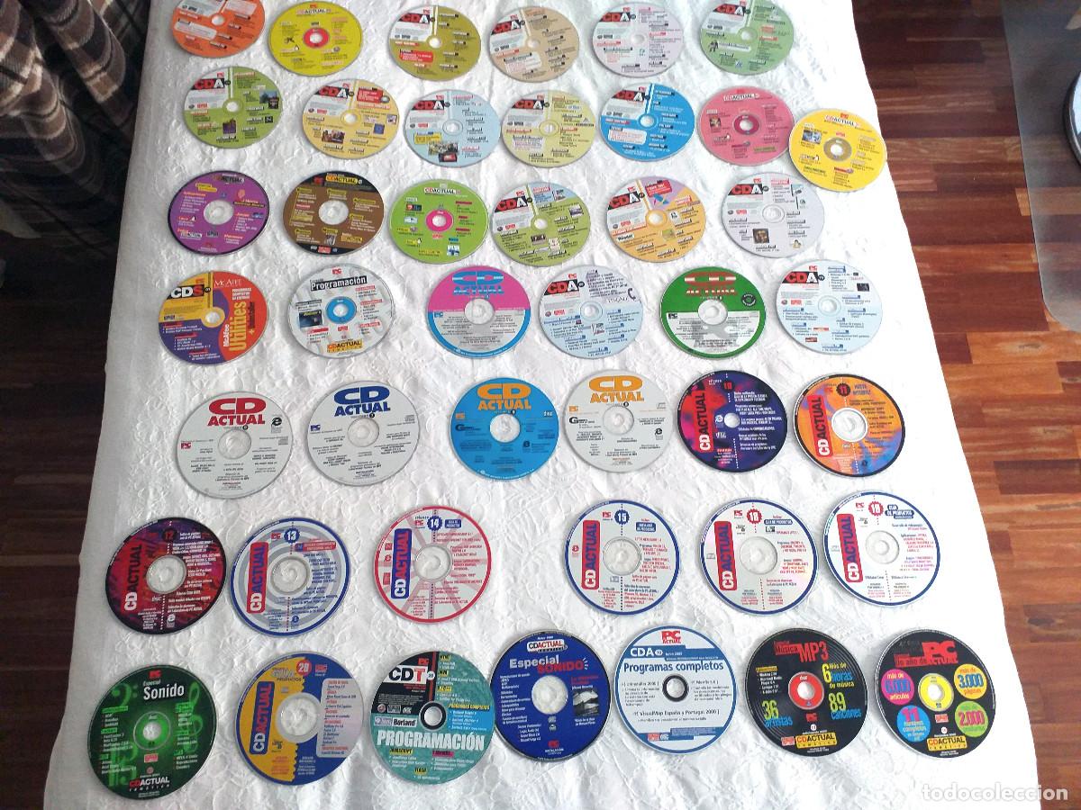 Videojuegos y consolas: Lote CDs Revista PC Actual - Foto 1