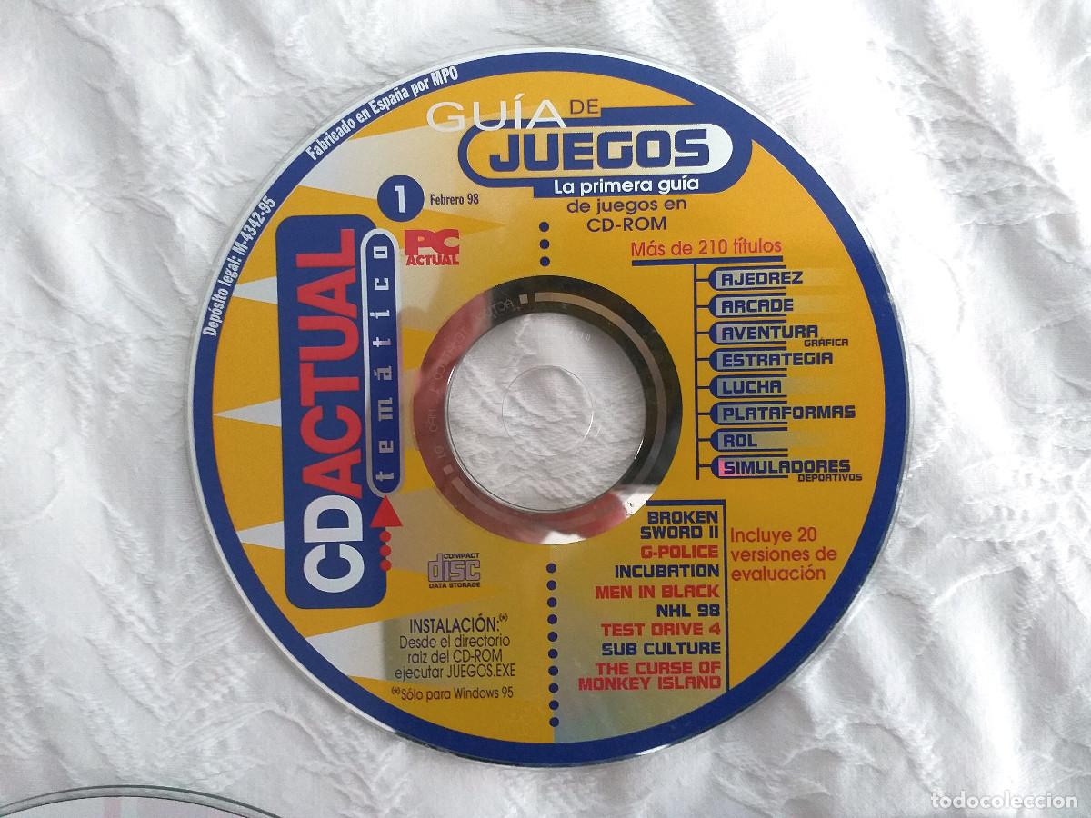 Videojuegos y consolas: Lote CDs Revista PC Actual - Foto 10