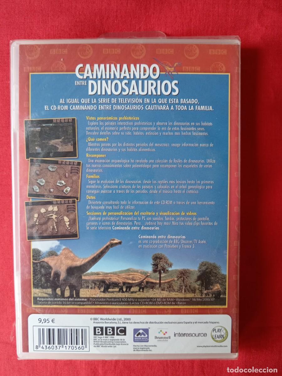 Videojuegos y consolas: CAMINANDO ENTRE DINOSAURIOS BBC WORLDWIDE LTD 2000 PC CD (PRECINTADO) - Foto 2