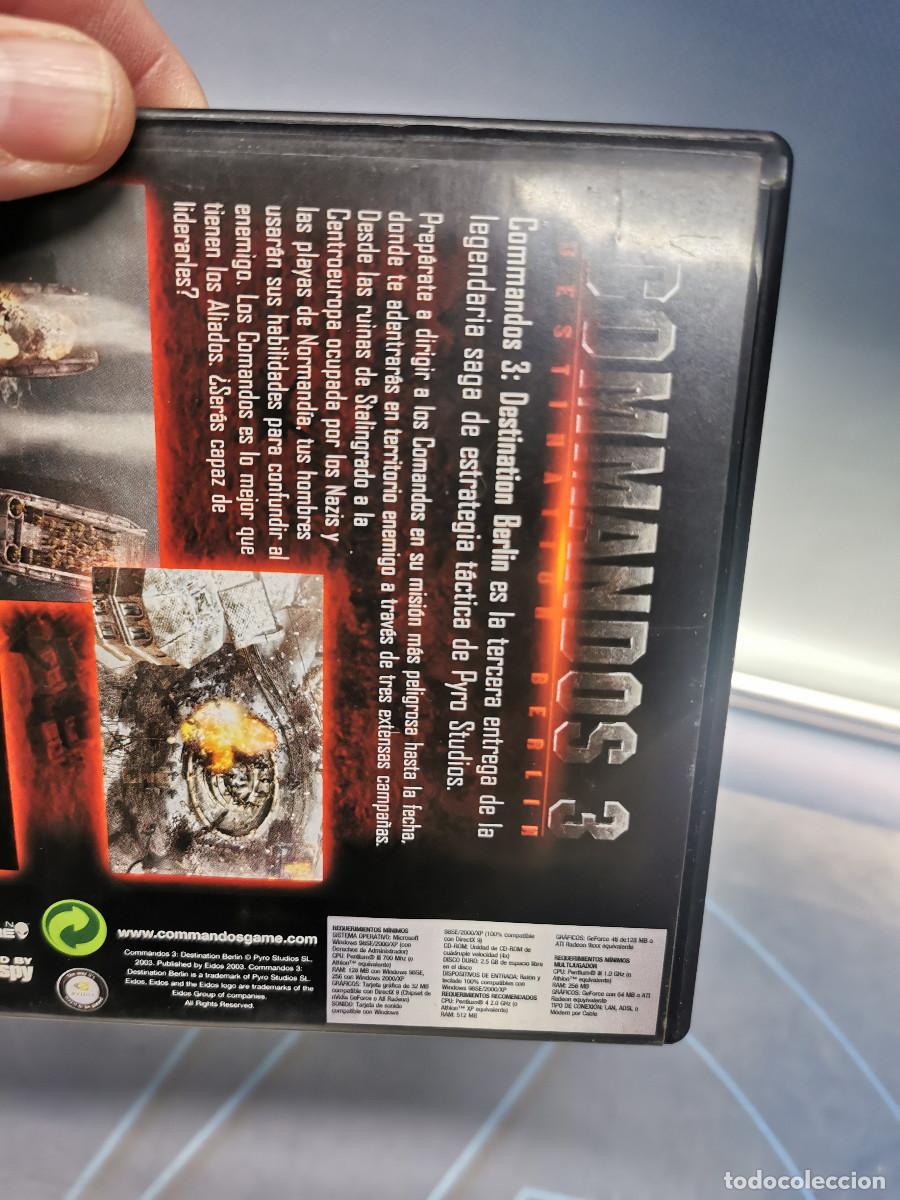 Videojuegos y consolas: JUEGO PC - COMMANDOS 3, DESTINATION BERLIN, COMANDOS - EDICION ESPA&Ntilde;OLA - Foto 5
