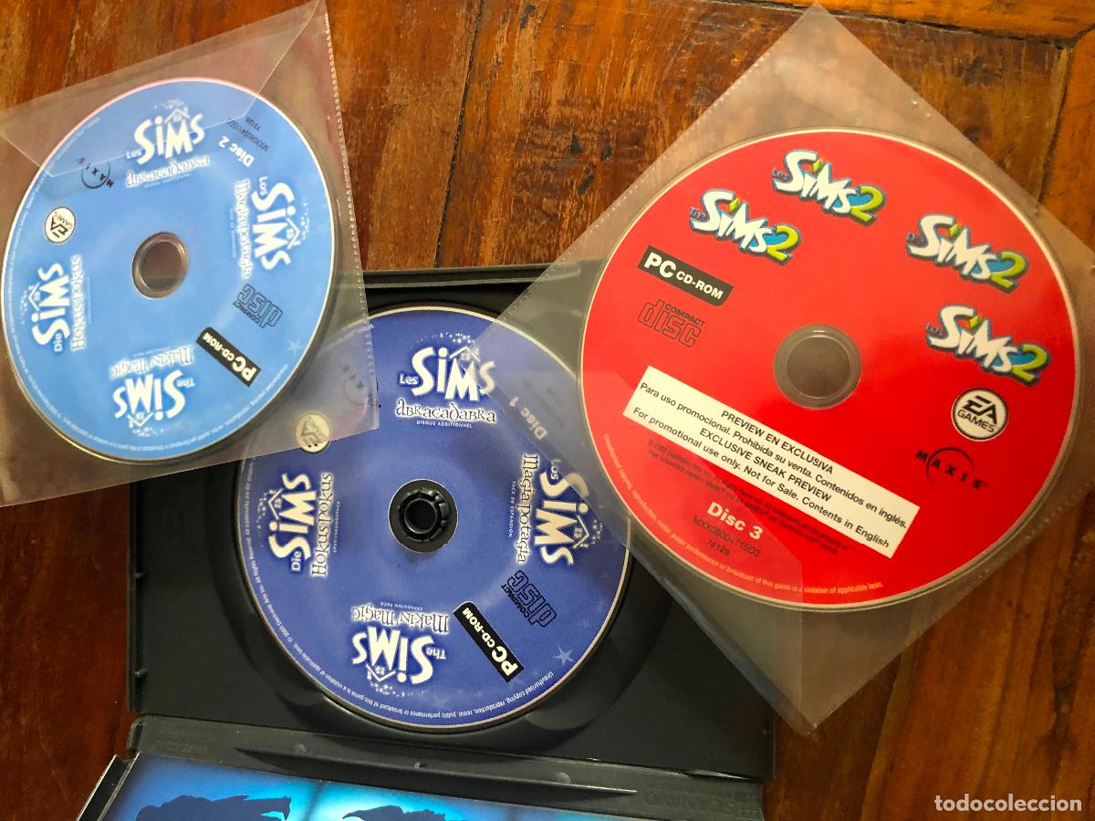 Videojuegos y consolas: PC CD-ROM - LOS SIMS - MAGIA POTAGIA 3 disc + libreto - Foto 3