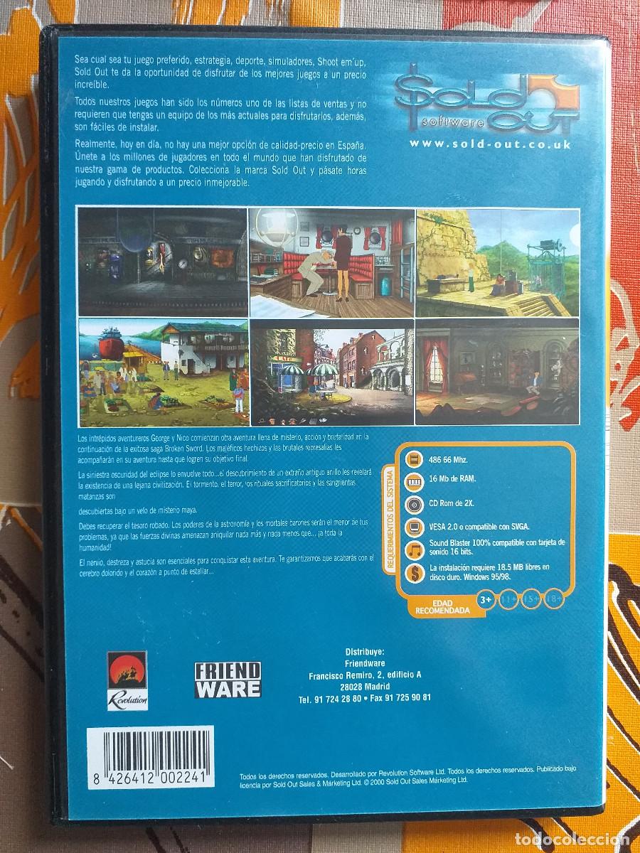 Videojuegos y consolas: Broken Sword 2 (Videojuego PC - Castellano) - Foto 2