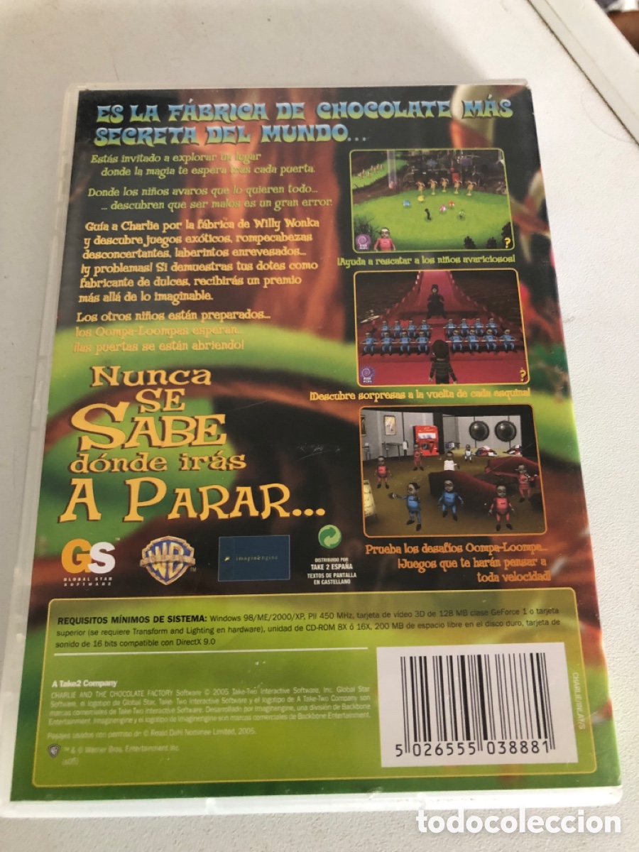 Videojuegos y consolas: Charlie Y La Fabrica De Chocolate Pc Cd Rom - Foto 4