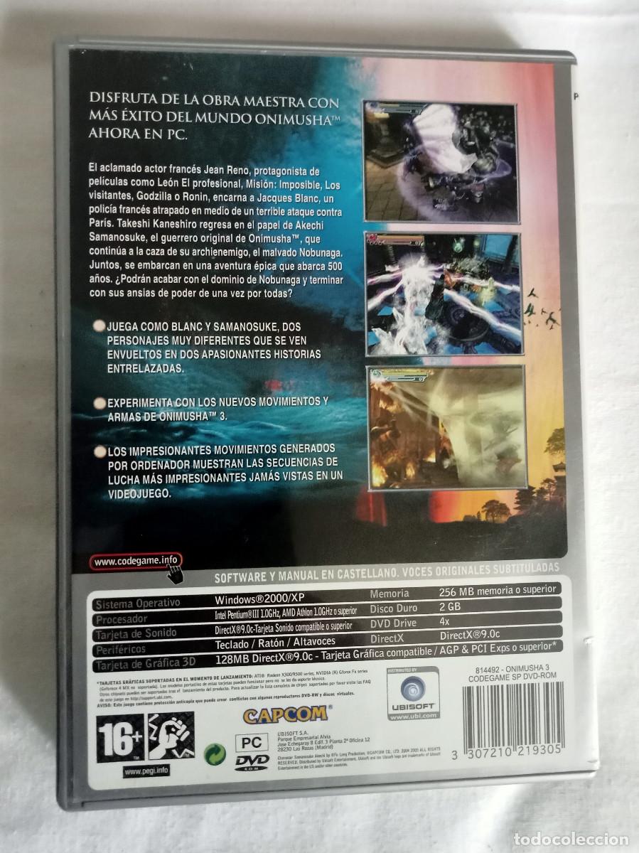 Videojuegos y consolas: Onimusha 3 (PC - Videojuego) - Foto 3