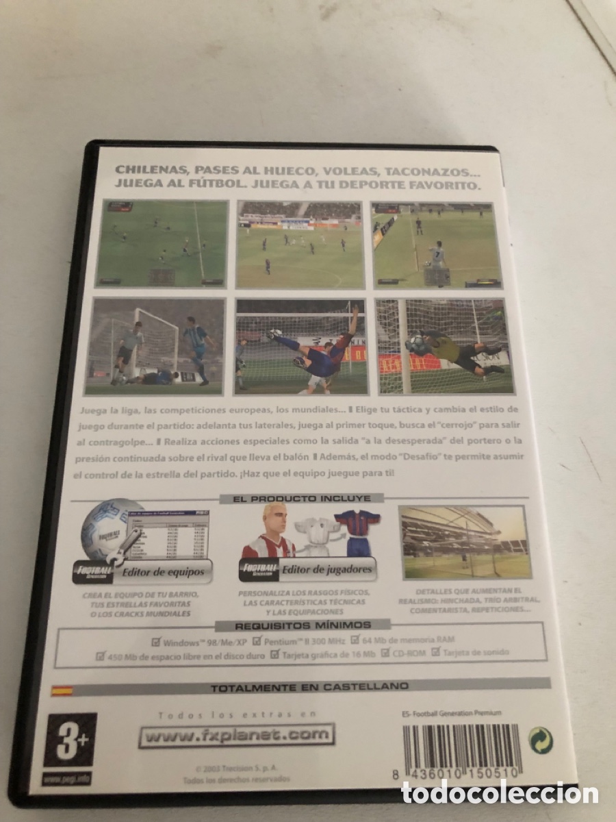 Videojuegos y consolas: Football Generation Pc Cd Rom - Foto 3