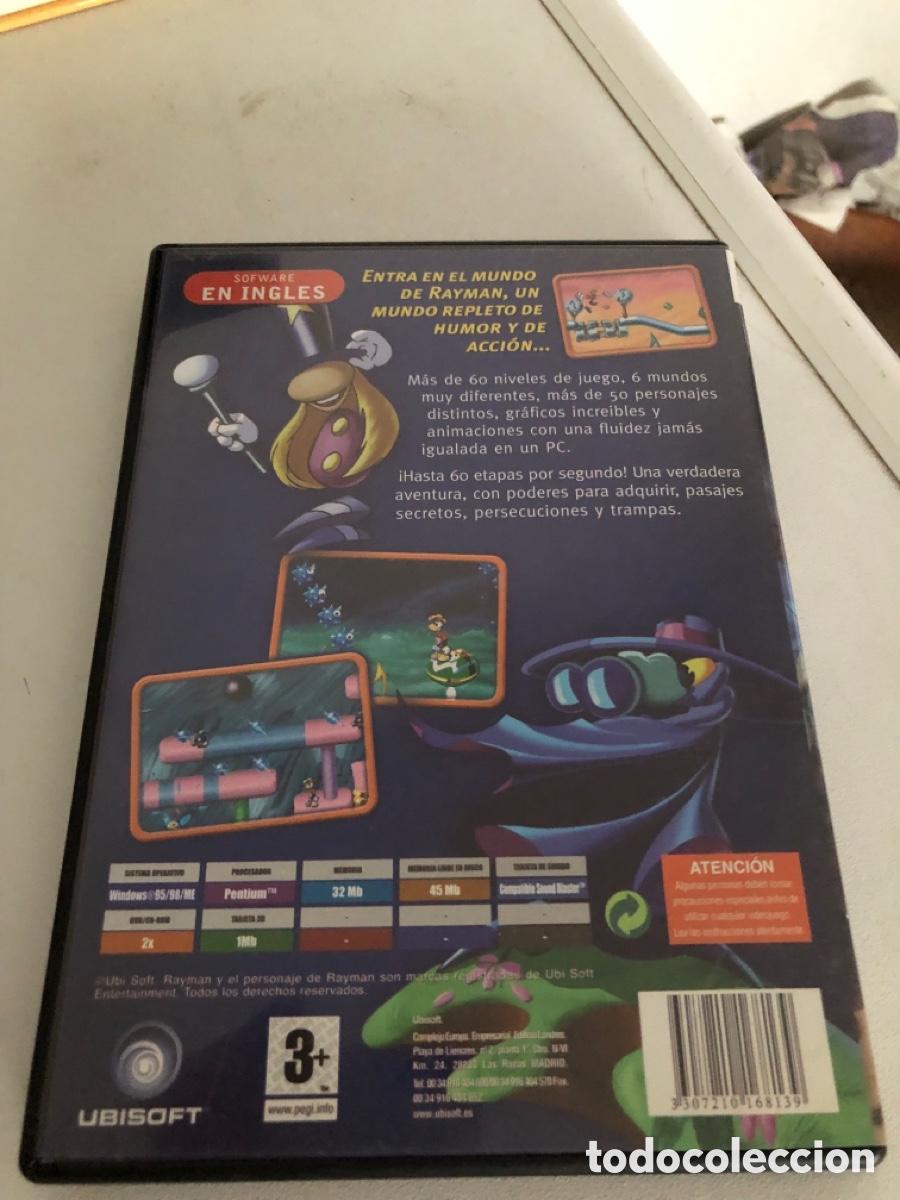 Videojuegos y consolas: Rayman Pc Cd Rom - Foto 3